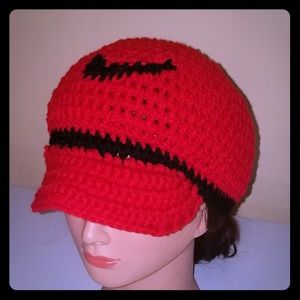 Crochet Hat with Brim (medium size head)